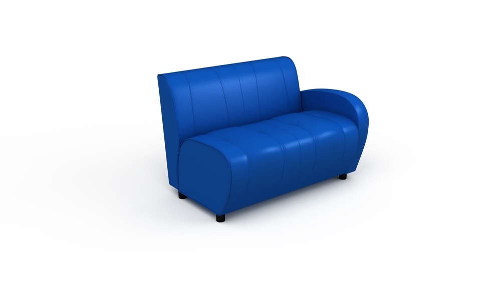 Модуль 2-х местный с правым подлокотником Альфа Люкс