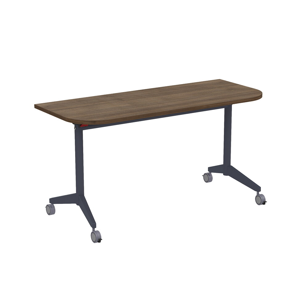 Складной радиусный стол-трансформер с фиксаторами