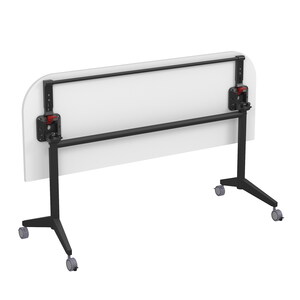 Складной радиусный стол-трансформер с фиксаторами