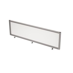 Барьер из стекла в алюминиевом профиле, фронтальный