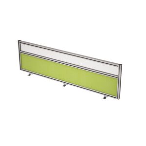 Барьер из ткани и стекла в алюминиевом профиле, фронтальный