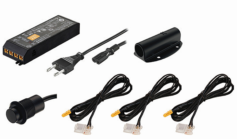 Блок управления для трех фартуков с подсветкой