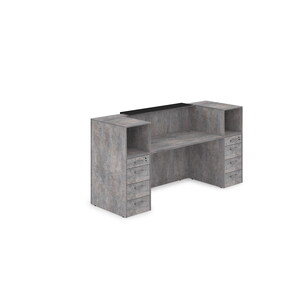 Комплект Ресепшн с фартуком HPL (без подсветки)