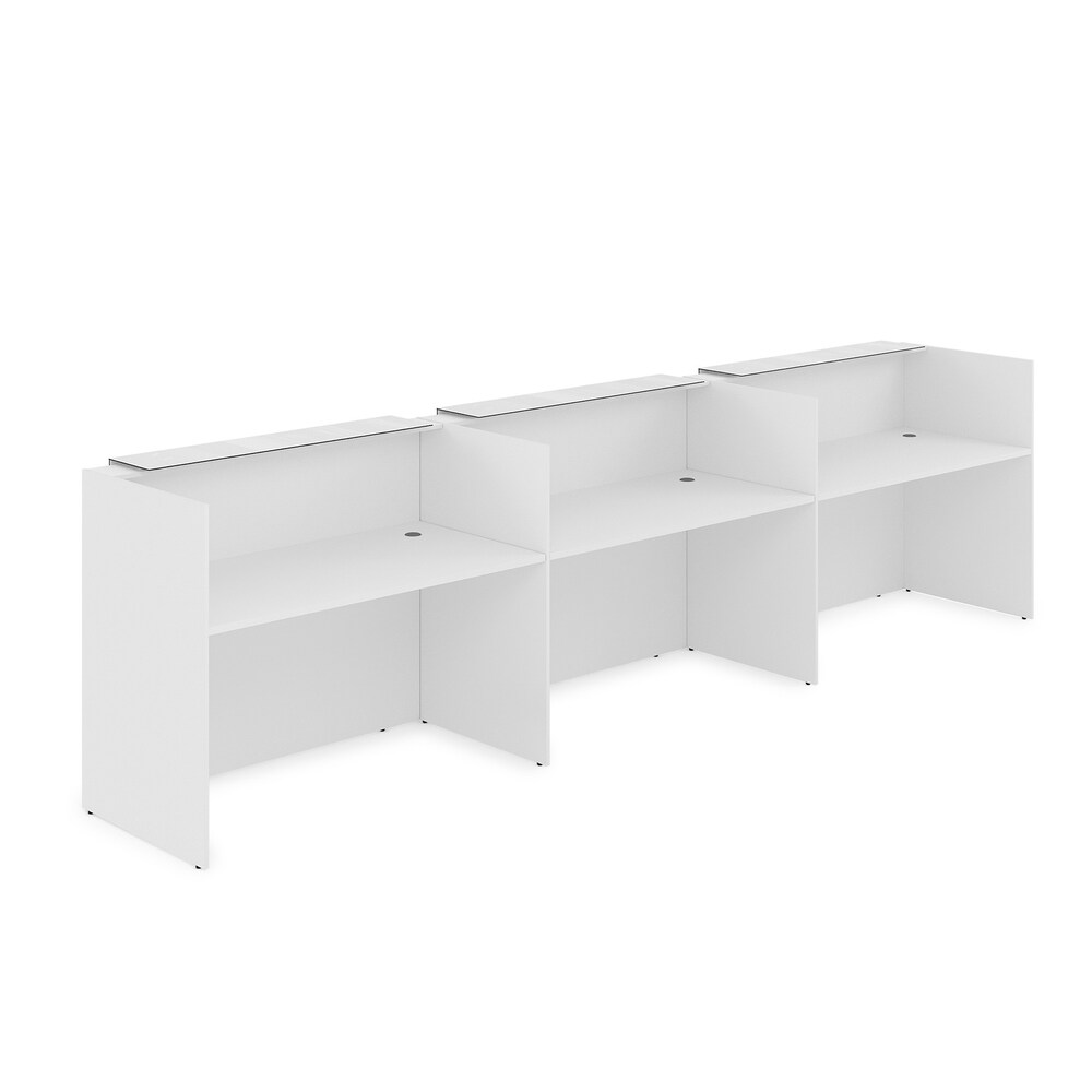 Комплект Ресепшн с фартуком HPL (с подсветкой)