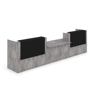 Комплект Ресепшн с фартуком HPL (с подсветкой)