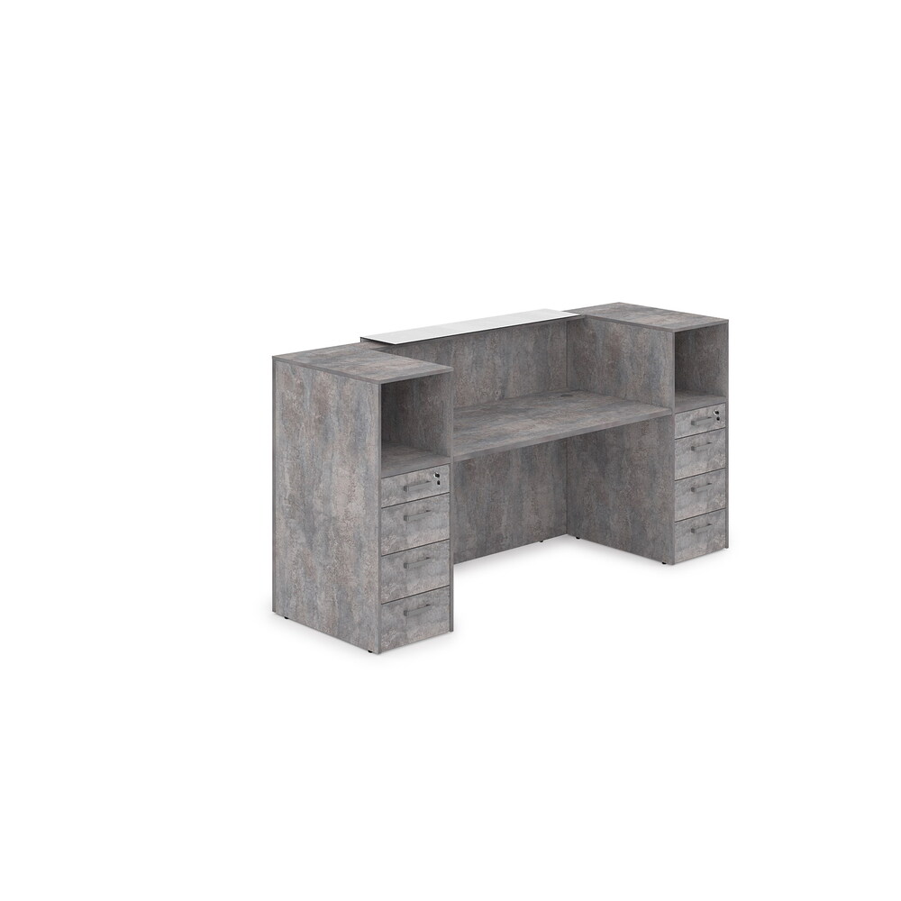 Комплект Ресепшн с фартуком HPL (с подсветкой)