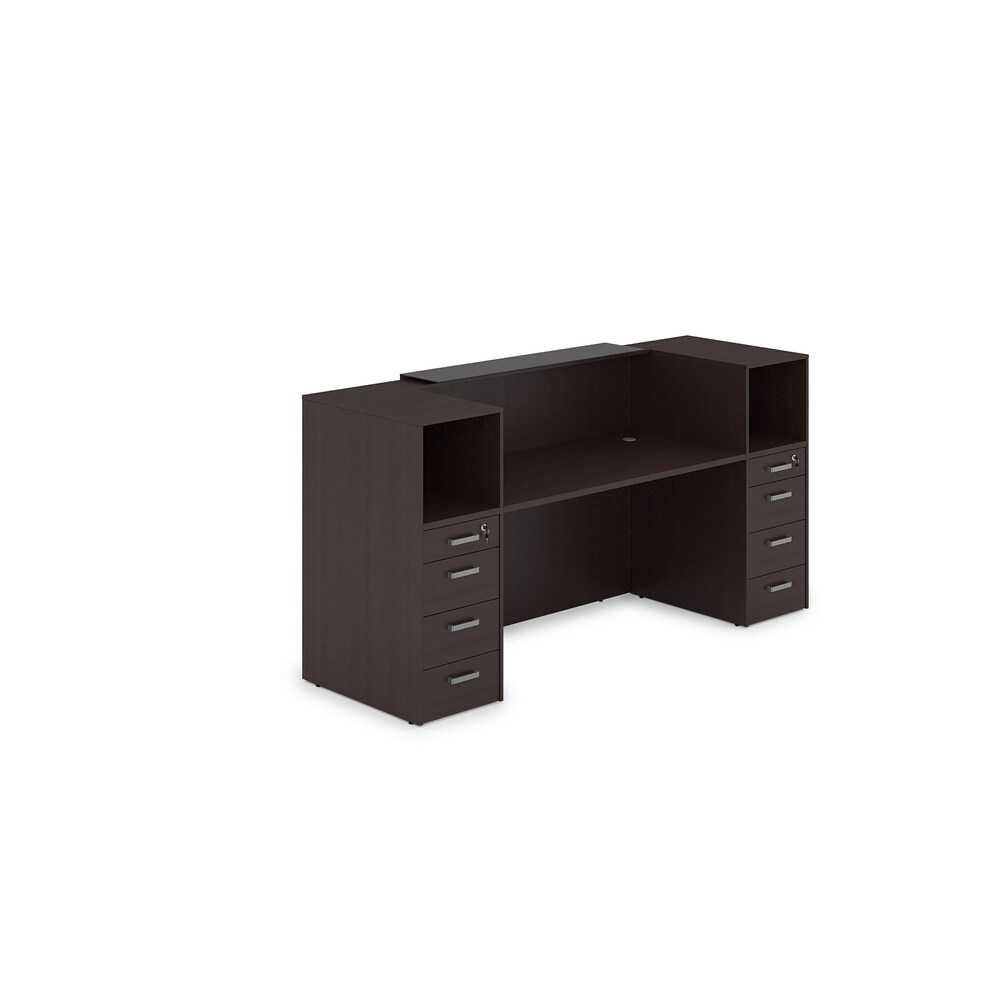 Комплект Ресепшн с фартуком HPL (с подсветкой)