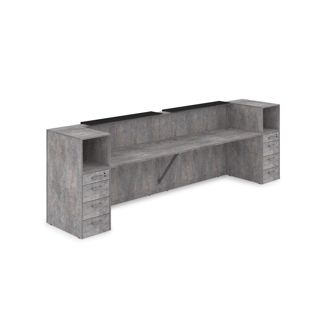 Комплект Ресепшн с фартуком HPL (с подсветкой)