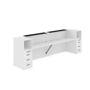 Комплект Ресепшн с фартуком HPL (с подсветкой)