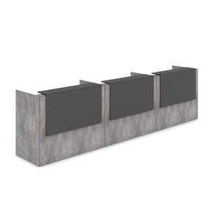 Комплект Ресепшн с фартуком ЛДСП (без подсветки)