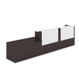 Комплект Ресепшн с фартуком ЛДСП (без подсветки)