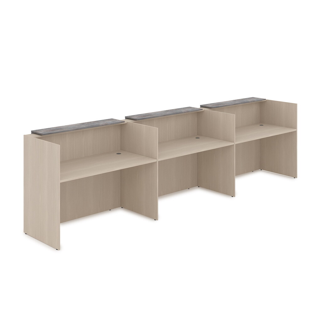 Комплект Ресепшн с фартуком ЛДСП (с подсветкой)