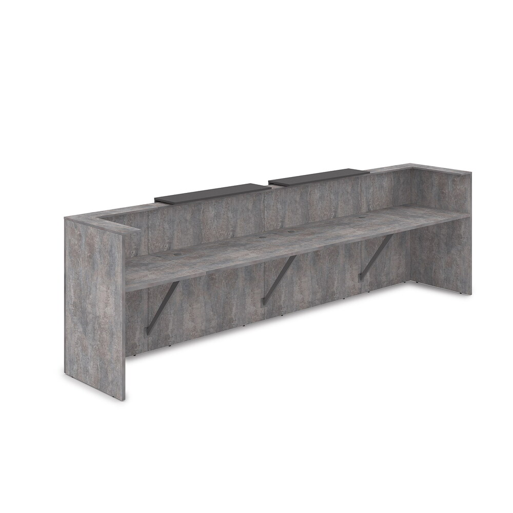 Комплект Ресепшн с фартуком ЛДСП (с подсветкой)