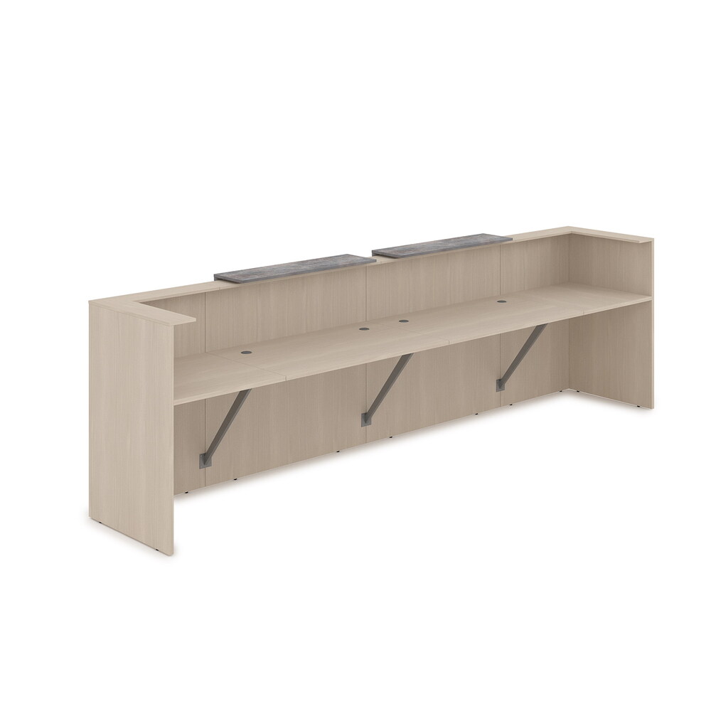 Комплект Ресепшн с фартуком ЛДСП (с подсветкой)