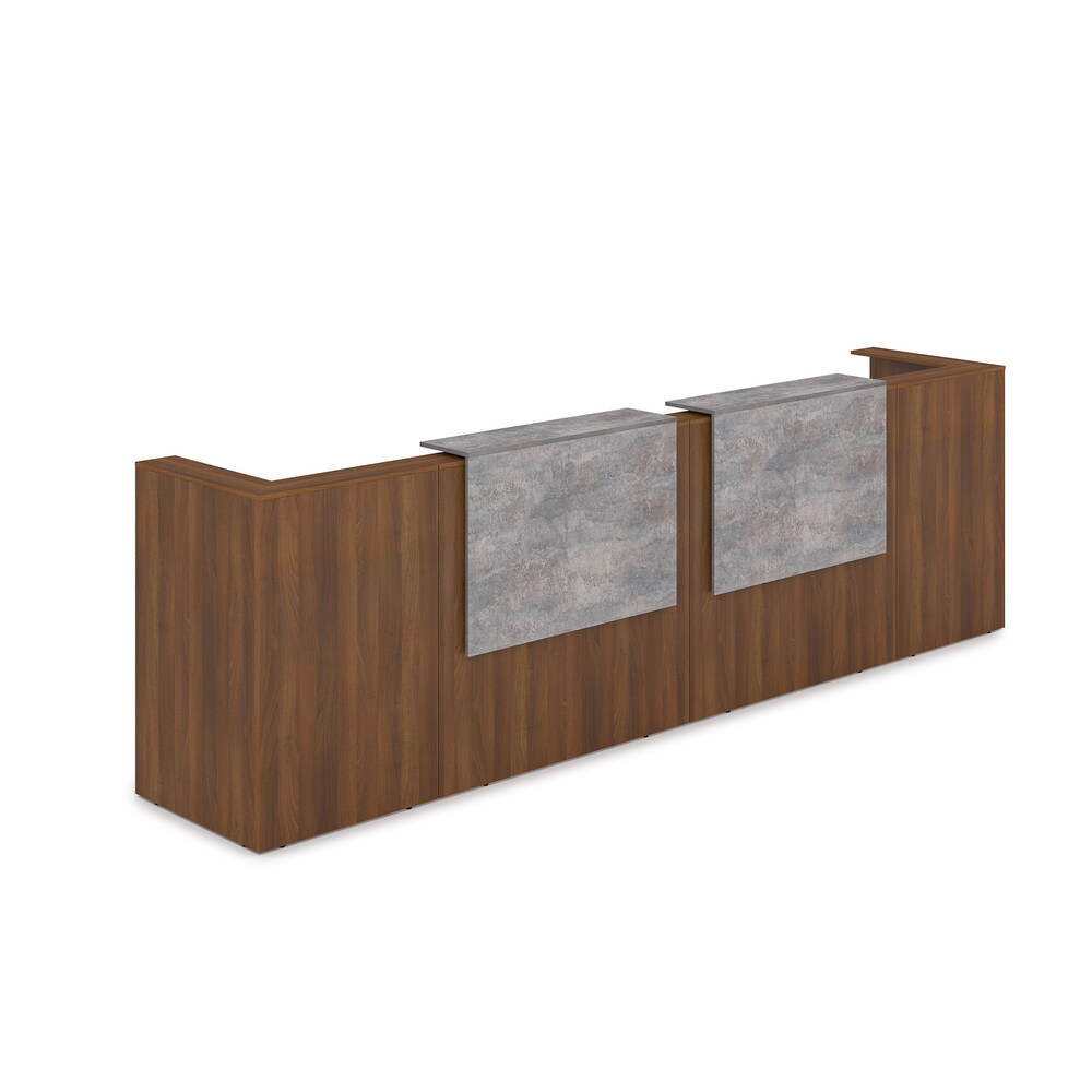 Комплект Ресепшн с фартуком ЛДСП (с подсветкой)