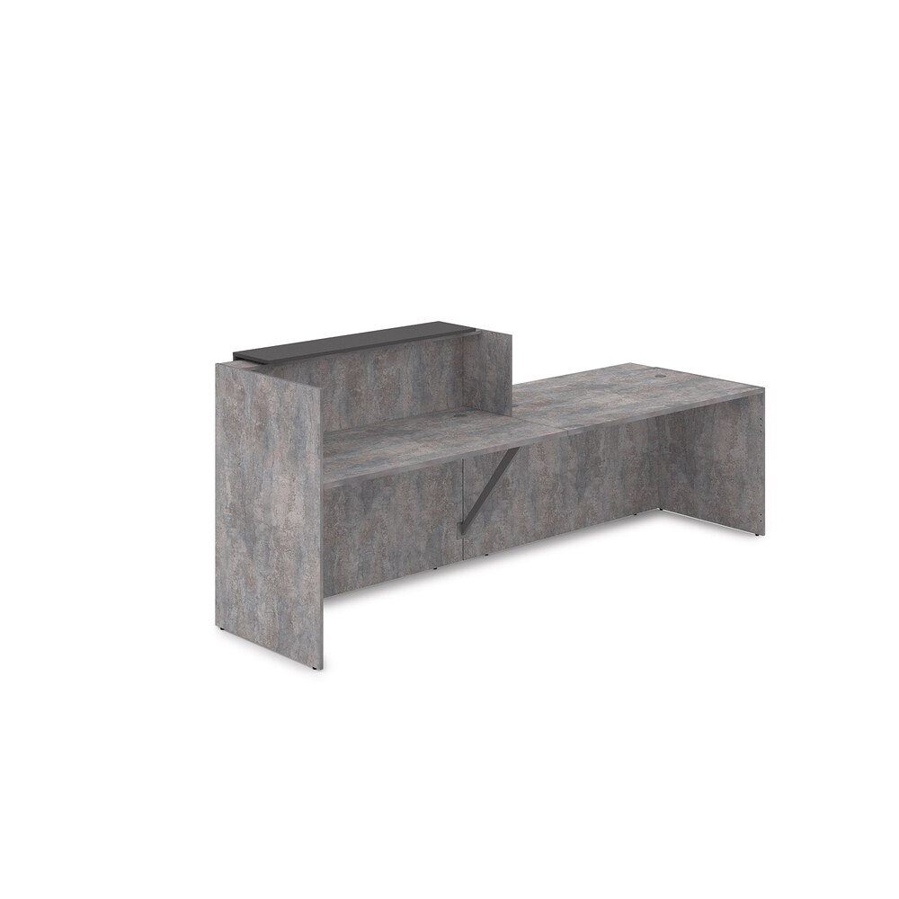 Комплект Ресепшн с фартуком ЛДСП (с подсветкой)