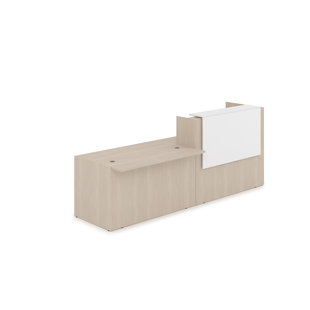 Комплект Ресепшн с фартуком ЛДСП (с подсветкой)