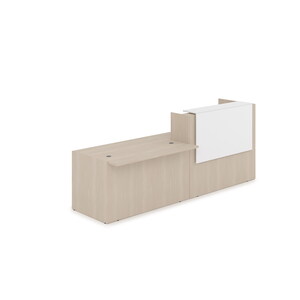 Комплект Ресепшн с фартуком ЛДСП (с подсветкой)