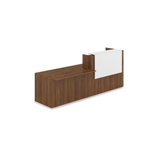 Комплект Ресепшн с фартуком ЛДСП (с подсветкой)