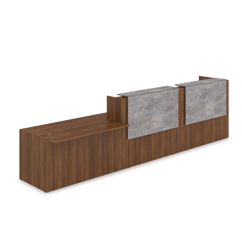 Комплект Ресепшн с фартуком ЛДСП (с подсветкой)