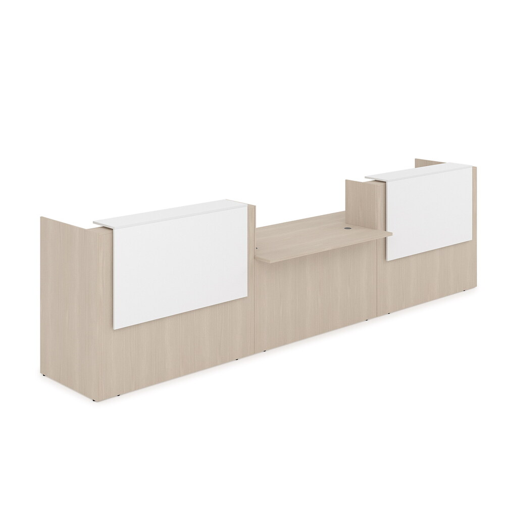 Комплект Ресепшн с фартуком ЛДСП (с подсветкой)