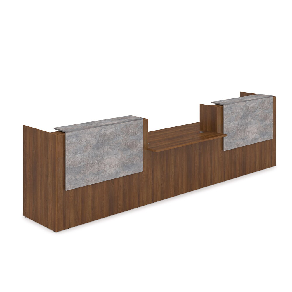 Комплект Ресепшн с фартуком ЛДСП (с подсветкой)