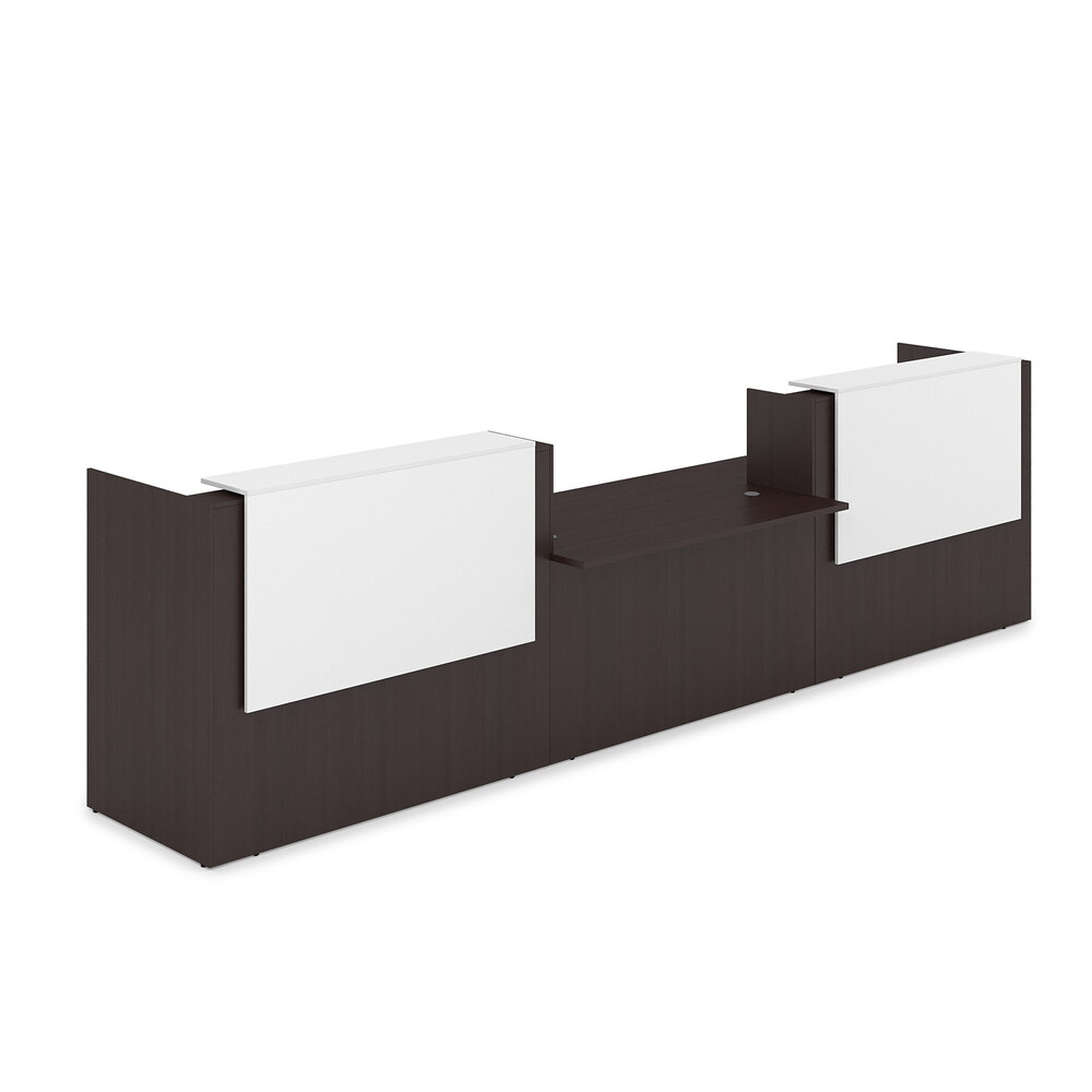 Комплект Ресепшн с фартуком ЛДСП (с подсветкой)