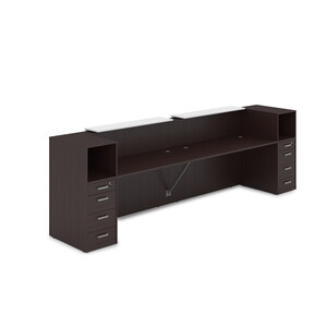 Комплект Ресепшн с фартуком ЛДСП (с подсветкой)