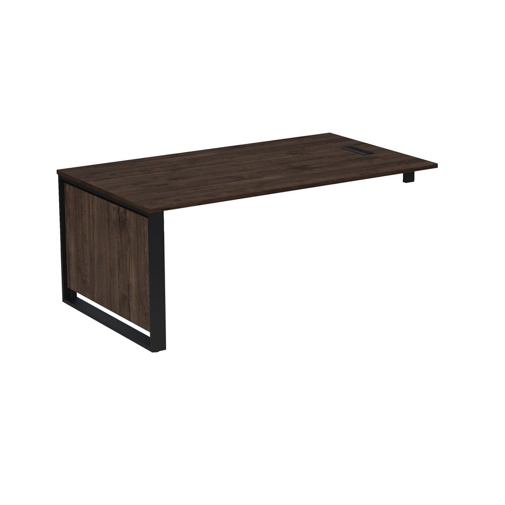 Стол рабочий с лючком, с опорным кронштейном