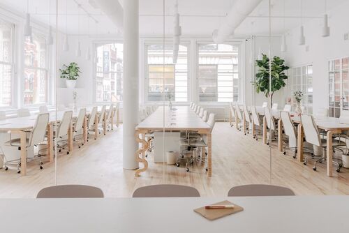 Офисное пространство в скандинавском стиле