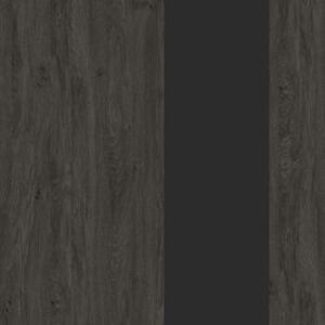 Дуб Темный/Металл Черный