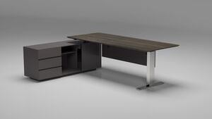 Письменный стол с левой тумбой (без функции подъема)