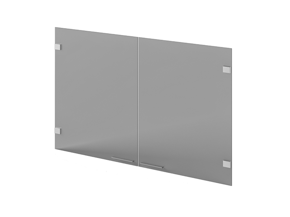 Двери низкие стеклянные