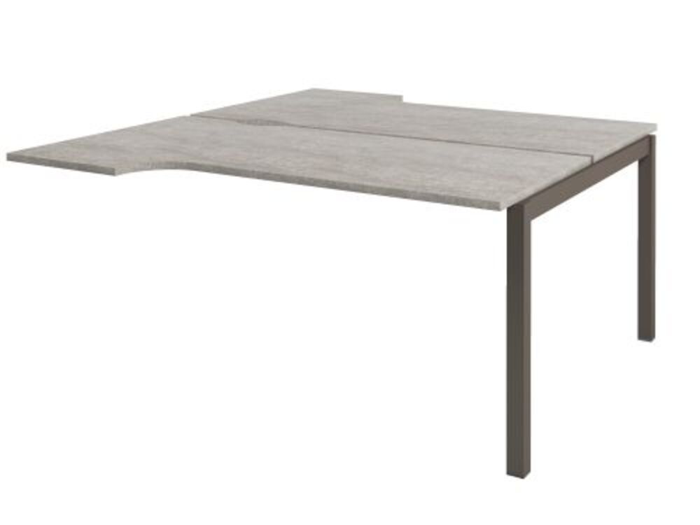 Бенч-система столов-тандемов эргономичная (средняя секция)