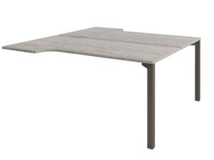 Бенч-система столов-тандемов эргономичная (конечная секция)