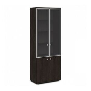 Шкаф со стеклом в алюминиевом профиле