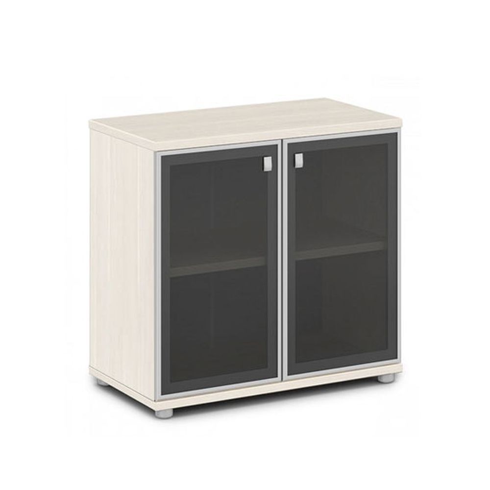 Шкаф со стеклом в алюминиевом профиле