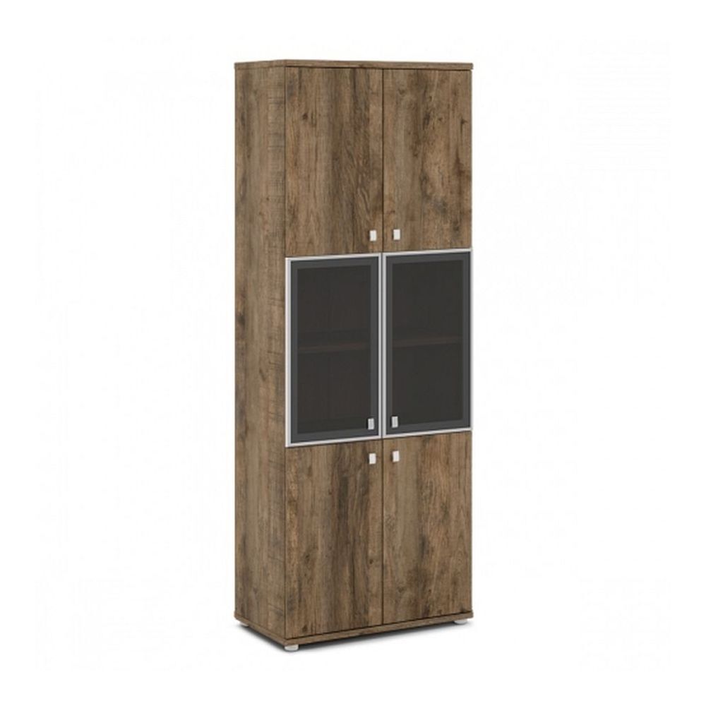 Шкаф со стеклом в алюминиевом профиле