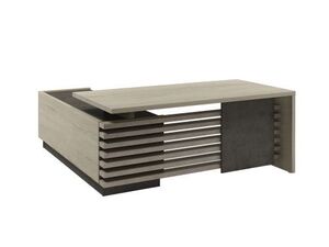 Стол руководителя с опорной тумбой (правый)