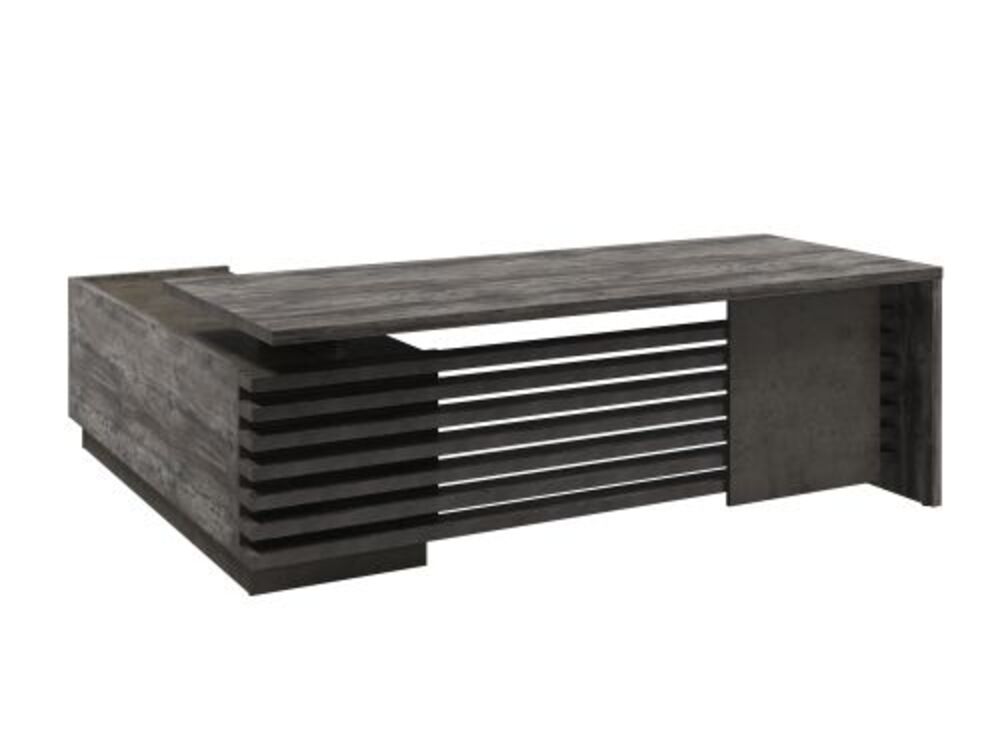 Стол руководителя с опорной тумбой (правый)