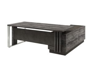 Стол руководителя с опорной тумбой (левый)