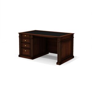 Стол руководителя (однотумбовый, без центрального лотка)