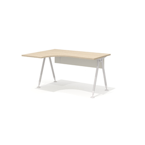 Эргономичный стол на металлокаркасе левый