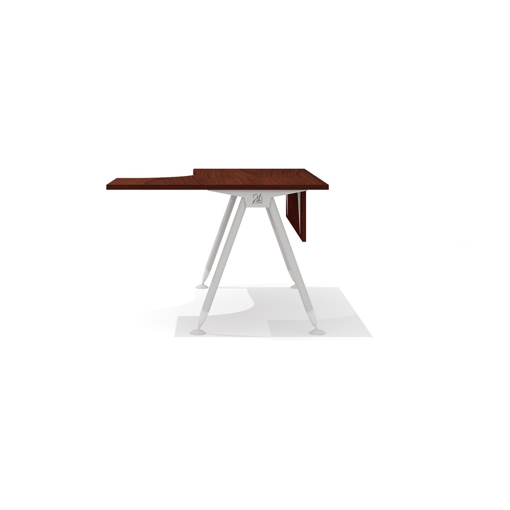 Эргономичный стол на металлокаркасе правый