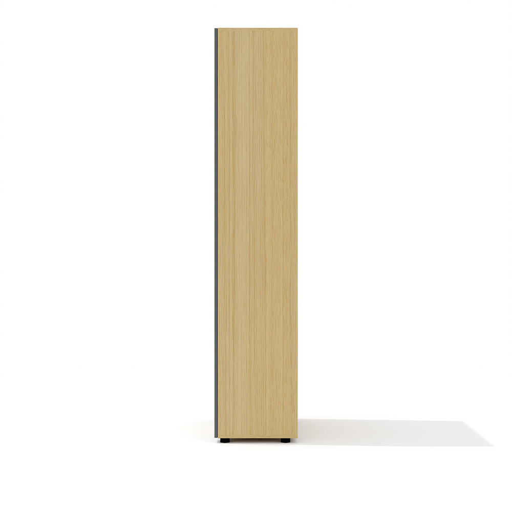 Высокий Шкаф со стеклянными дверьми  и боксом