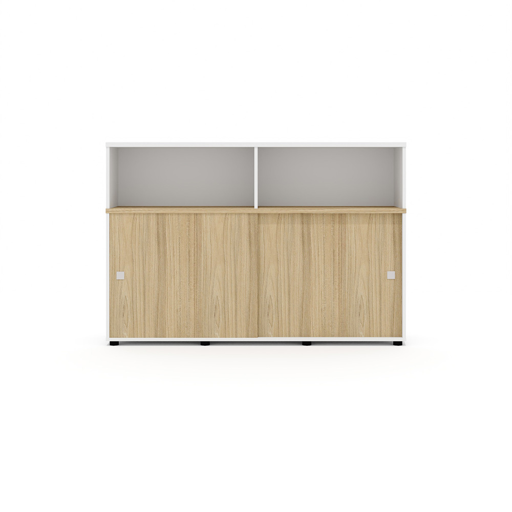 Объединяющая тумба-купе с полками