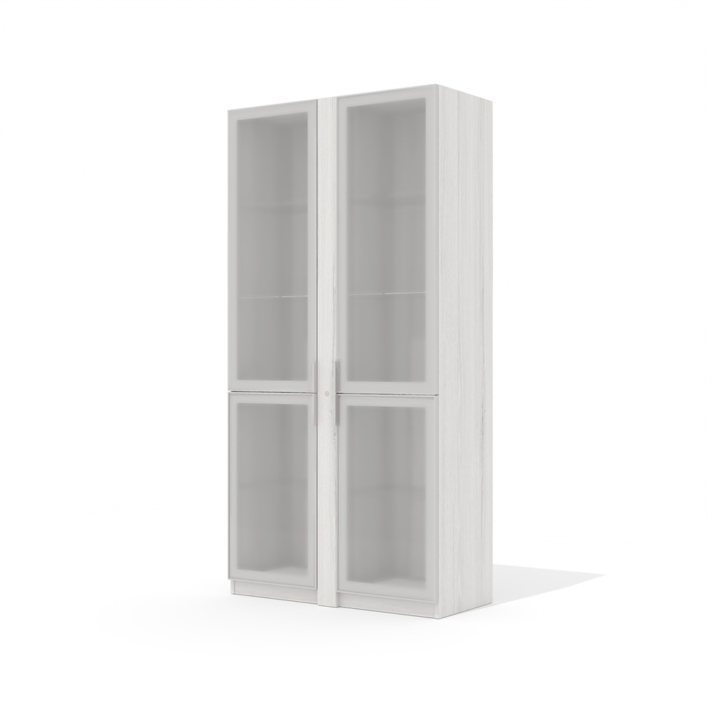 Шкаф со стеклянными дверьми