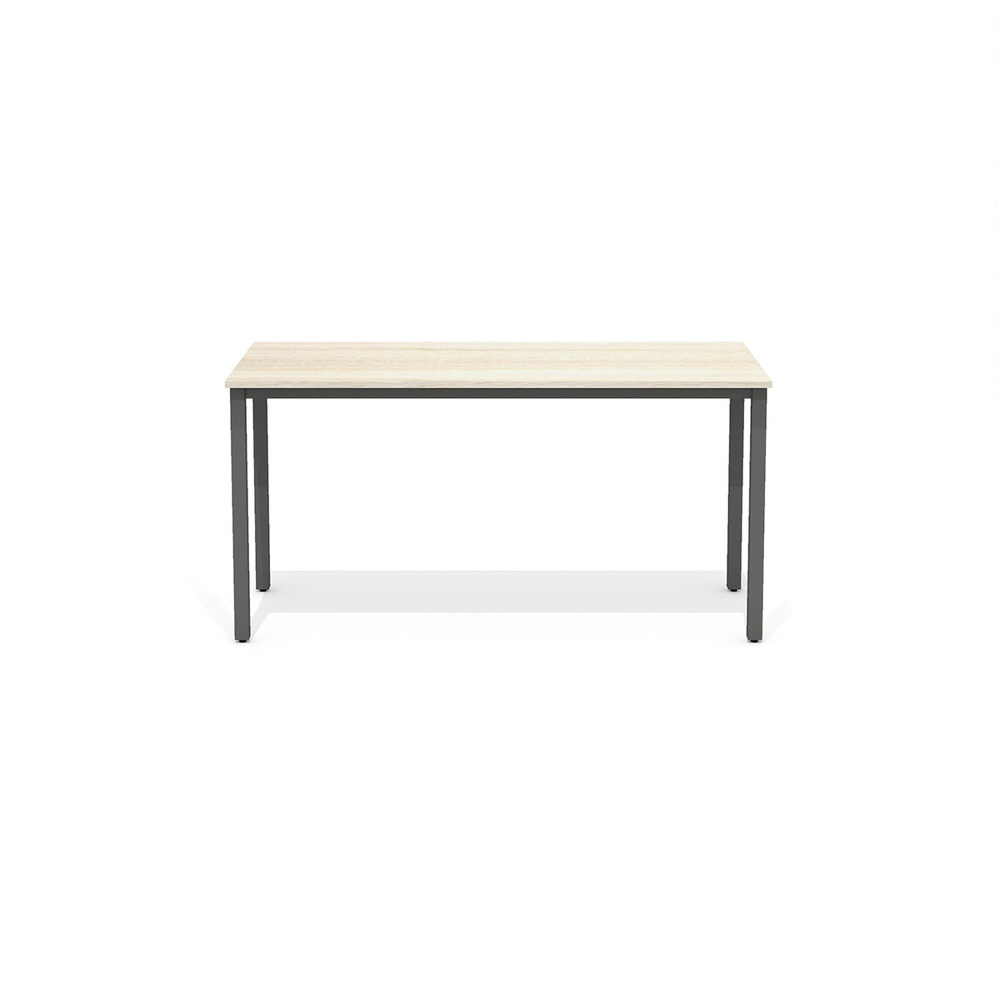 Прямой стол на металлокаркасе