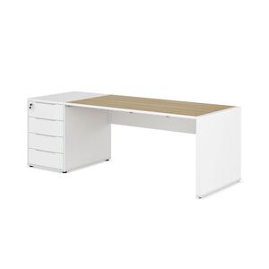 Стол с тумбой приставной 2200х800 левый