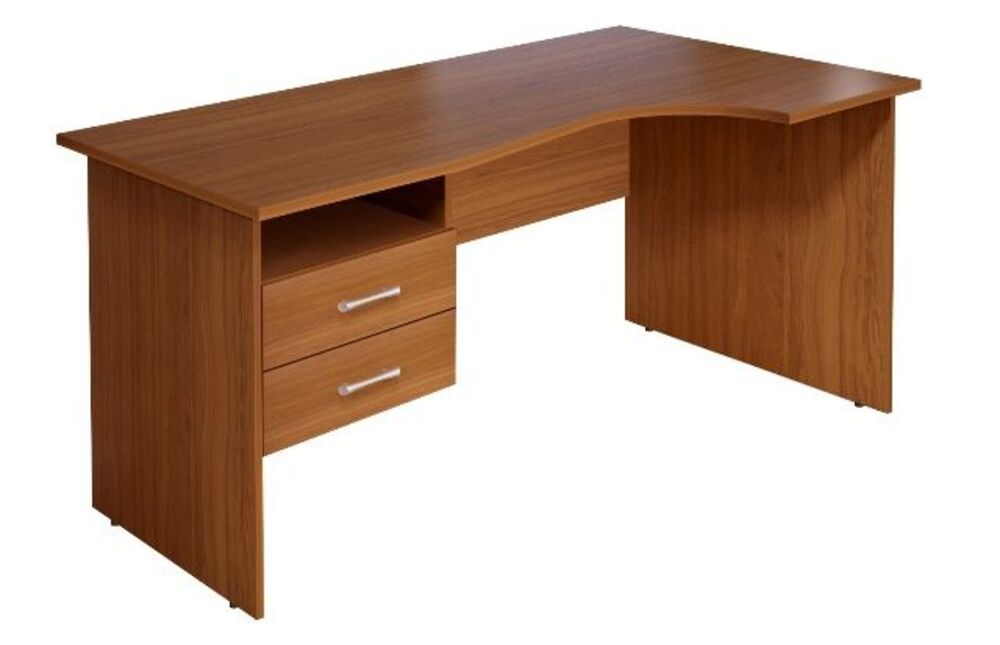 Стол криволинейный с тумбой (правый)